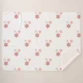 Floral Sherpa dekenworp Deken (Voorkant (horizontaal))