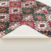  Floral Sherpa dekenworp Sherpa Deken (3/4)