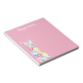 Floral Shift Dress - Aangepast Notitieblok (Schuin)