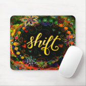  Floral Shift ONE WORD Inspirivity Muismat (Met muis)