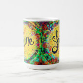 Floral Shine  Inspirerend Fun Yellow Koffiemok (Center)