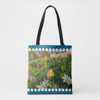 Floral Shoulder Canvas tas
