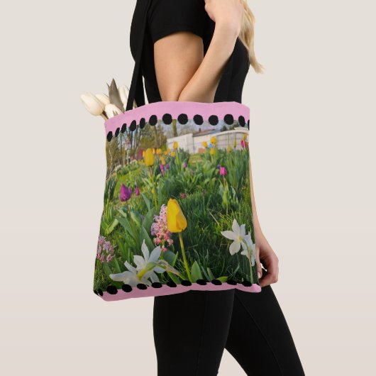 Floral Shoulder Canvas tas (Dichtbij)