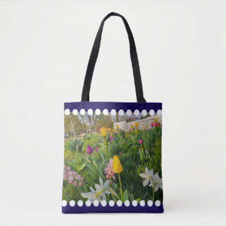 Floral Shoulder Canvas tas