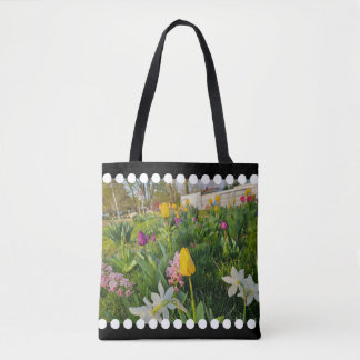 Floral Shoulder Canvas tas