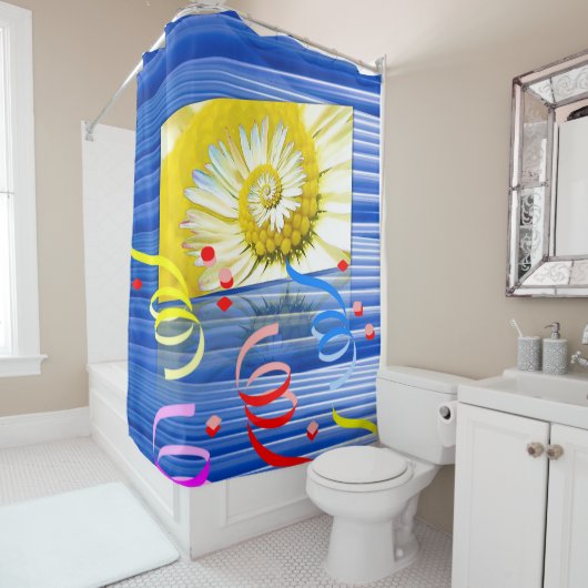 Floral Shower Curtain Douchegordijn (In situ)