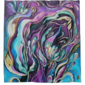 Floral Shower Curtain Douchegordijn (Voorkant)