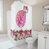 Floral Shower Curtain Douchegordijn