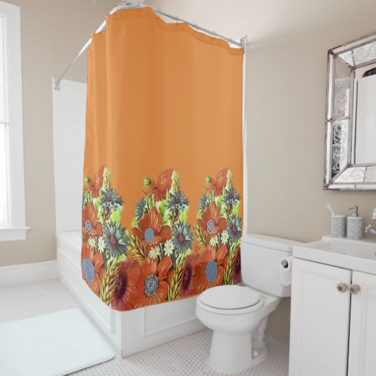 Floral Shower Curtain Douchegordijn (In situ)