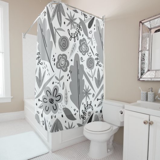 Floral Shower Curtains Douchegordijn (In situ)