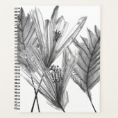 Floral Silhouette - Grijs Planner (Voorkant)
