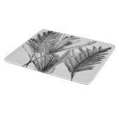 Floral Silhouette - Grijs Snijplank (Hoek)