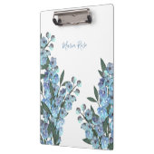 Floral Simple Elegant Garden Blue Delphinium Klembord (Links)