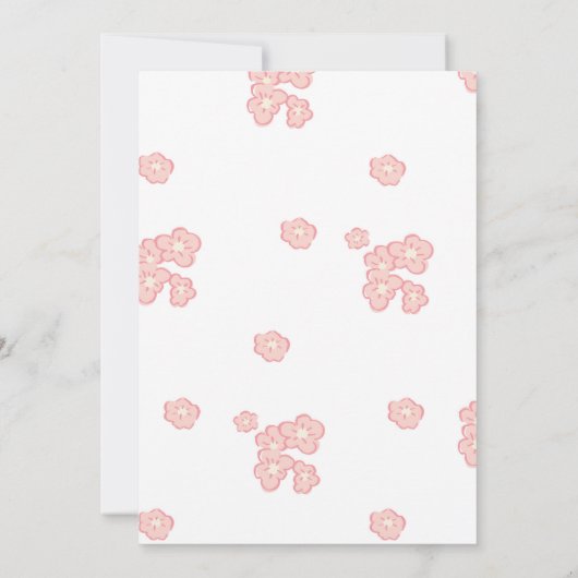 Floral Sip Sip Hooray | Roze en goud (Achterkant)