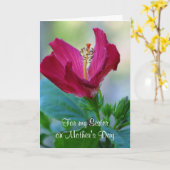 Floral Sister Moederdag Card Kaart (Gele Bloem)