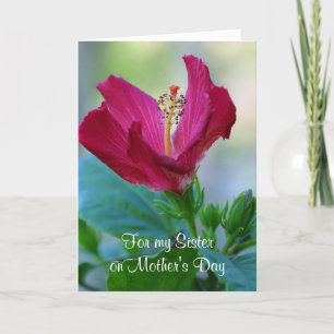 Floral Sister Moederdag Card Kaart