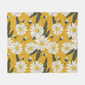 Floral sjaal ontwerp, achtergrond. fleece deken (Voorkant (Horizontaal))