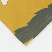 Floral sjaal ontwerp, achtergrond. fleece deken (Hoek)