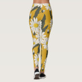 Floral sjaal ontwerp,  achtergrond. leggings (Achterkant)
