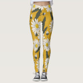 Floral sjaal ontwerp,  achtergrond. leggings (Voorkant)