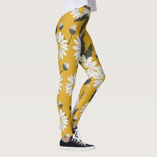 Floral sjaal ontwerp,  achtergrond. leggings (Rechts)