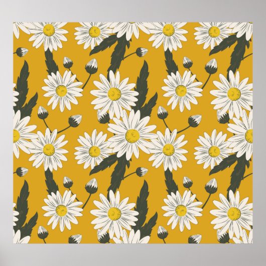 Floral sjaal ontwerp, achtergrond. poster (Voorkant)