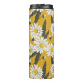 Floral sjaal ontwerp, achtergrond. thermosbeker (Achterkant)