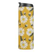 Floral sjaal ontwerp, achtergrond. thermosbeker (Geroteerd rechts)