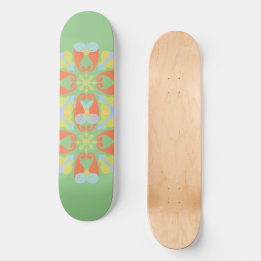 Floral Skateboard (Voorkant)