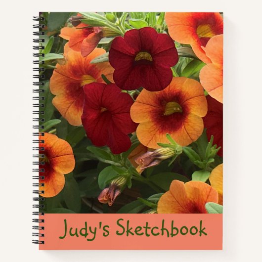Floral Sketchbook Notitieboek (Voorkant)