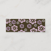 Floral - Skinny Mini Visitekaartje (Achterkant)