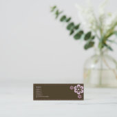 Floral - Skinny Mini Visitekaartje (Staand voorkant)