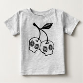 Floral Skull Apple Shirt (Voorkant)
