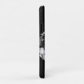 Floral Skull Black & White Case-Mate iPhone Case (Achterkant/rechts)