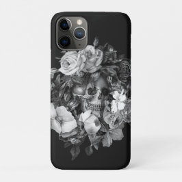  Floral Skull Black & White  Case-Mate iPhone Case