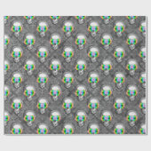 FLORAL SKULL CADEAUPAPIER (Vlak)