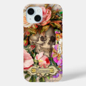 Floral Skull Case-Mate iPhone Case (Achterkant)