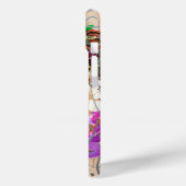  Floral Skull Case-Mate iPhone Case (Achterkant / Links)