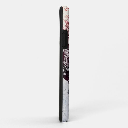 Floral Skull Case-Mate iPhone Case (Achterkant/rechts)