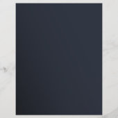 Floral Skull Dark Grey Halloween Party Flyer (Achterkant)