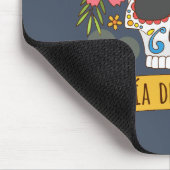 Floral Skull Dia de los Muertos | Mousepad Muismat (Hoek)
