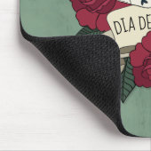 Floral Skull Dia de los Muertos | Mousepad Muismat (Hoek)