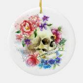 Floral Skull Dia de los Muertos | ORNAMENT (Achterkant)