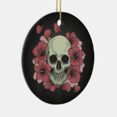 Floral Skull Dia de los Muertos | ORNAMENT (Rechts)