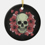 Floral Skull Dia de los Muertos | ORNAMENT (Voorkant)