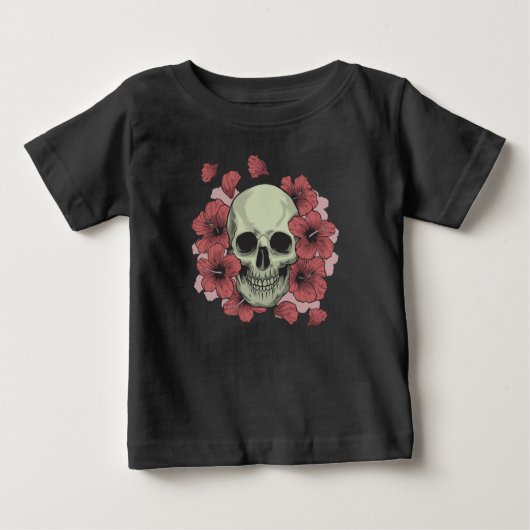 Floral Skull Dia de los Muertos | SHIRT (Voorkant)