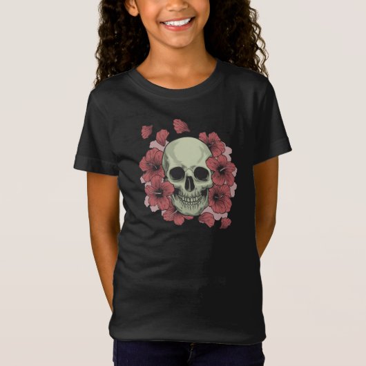 Floral Skull Dia de los Muertos | SHIRT (Voorkant)