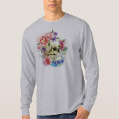 Floral Skull Dia de los Muertos | SHIRT SLEEVE (Voorkant)