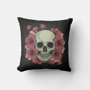 Floral Skull Dia de los Muertos   Sierkussens Kussen
