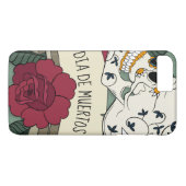 Floral Skull Dia de los Muertos | Telefonische kwe Case-Mate iPhone Case (Achterkant (Horizontaal))